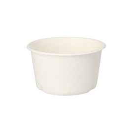 soup cups sugarcane fibers white Ø 100 mm H 64 mm product photo