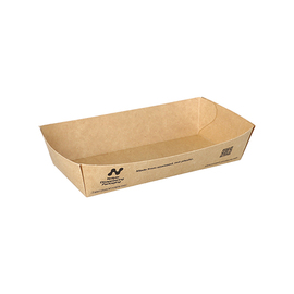 snack tray NOTPLA | 150 mm x 70 mm | disposable product photo