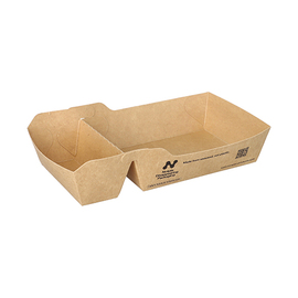 snack tray NOTPLA | 165 mm x 85 mm | disposable product photo