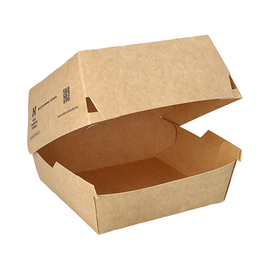 burger box NOTPLA | 115 mm x 110 mm | disposable product photo