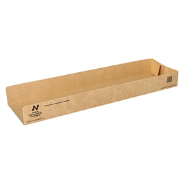 snack tray NOTPLA | 285 mm x 75 mm | disposable product photo
