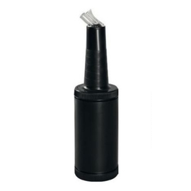 speed bottle BOTTLE-POUR-MASTER 1 ltr plastic black with lid pourer product photo