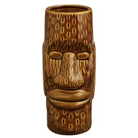 Tiki Mug Easter Islander 40.5 cl brown with relief product photo