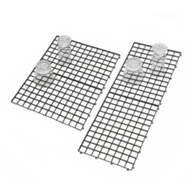 glass drain mat black 300 mm x 200 mm | 4 pieces product photo