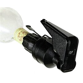 CLEARANCE | portioning pourer DOSI-TROL • 2.5 cl • 4.5 cl. • 3.5 cl. • 3 cl. • 2 cl • 4 cl • black • counter product photo