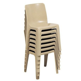 stacking chair DENVER • beige | seat height 450 mm product photo