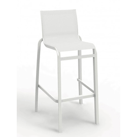 patio bar chair SUNSET • white stackable | seat height 795 mm product photo