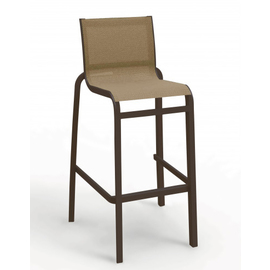 patio bar chair • bronze | cognac stackable | seat height 795 mm product photo