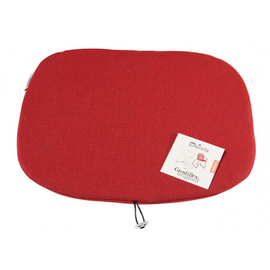 chair seat cushion red rectangular 400 mm x 320 mm product photo