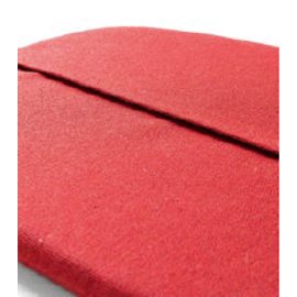 chair seat cushion red rectangular 400 mm x 320 mm product photo  S