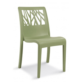 patio chair VEGETAL • green stackable | seat height 475 mm product photo