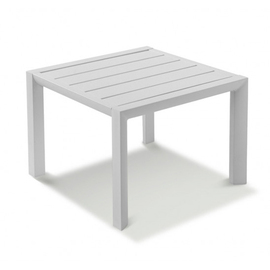 side table SUNSET square white L 500 mm W 500 mm H 370 mm product photo