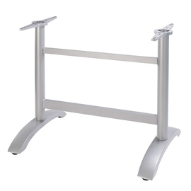 double table frame ECOFIX silver grey | suitable for table tops 1100 x 700 | 1200 x 800 mm L 800 mm W 600 mm H 710 mm product photo