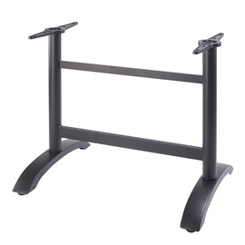 double table frame ECOFIX black | suitable for table tops 1100 x 700 | 1200 x 800 mm L 800 mm W 600 mm H 710 mm product photo