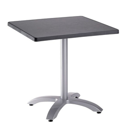 patio table ECOFIX square anthracite L 700 mm W 700 mm H 730 mm product photo