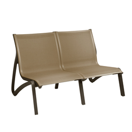 lounge settee | 2-seater SUNSET • bronze | cognac | 1370 mm x 830 mm H 840 mm | seat height 380 mm product photo