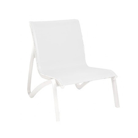 lounge chair SUNSET • white stackable | seat height 380 mm product photo