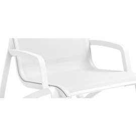 1 pair of armrests for lounge chair SUNSET, white product photo