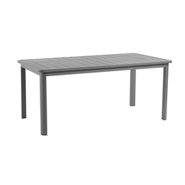 outdoor dining table CANNES | aluminium anthracite | retractable 1730 - 2330 mm product photo