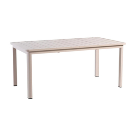 outdoor dining table CANNES | aluminium havanna | retractable 1730 - 2330 mm product photo