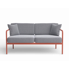 outdoor sofa CANNES terracotta-coloured L 1310 mm product photo