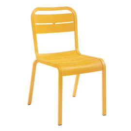 outdoor chair CANNES yellow | stackable product photo