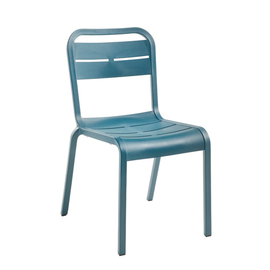 outdoor chair CANNES blue | stackable product photo