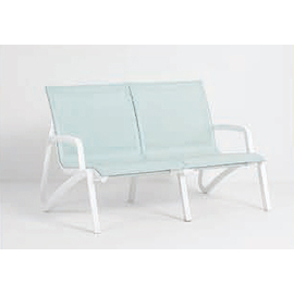 lounge settee | 2-seater SUNSET | seat height 380 mm product photo