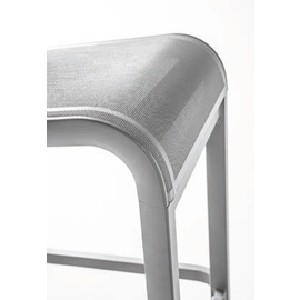 patio bar chair • silver | grey stackable | seat height 795 mm product photo  S