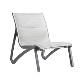 lounge chair SUNSET CONFORT • black | grey | 610 mm x 830 mm H 890 mm | seat height 380 mm product photo