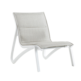 lounge chair SUNSET CONFORT • white | beige | 610 mm x 830 mm H 890 mm | seat height 380 mm product photo
