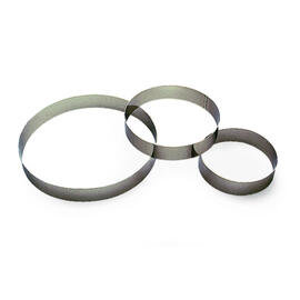 dessert ring mould Ø 100 mm H 35 mm stainless steel material thickness 10/10 product photo