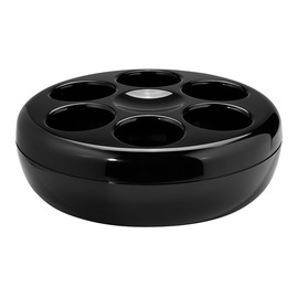 bottle cooler PURE plastic black | suitable for 6 bottles product photo