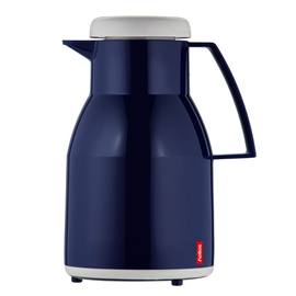 vacuum jug WASH 1 ltr dark blue vacuum -  tempered glass screw cap  H 238 mm product photo