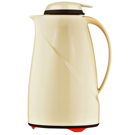 vacuum jug Wave Push 1.5 ltr vanilla coloured glass insert pressure cap | one-hand operation product photo