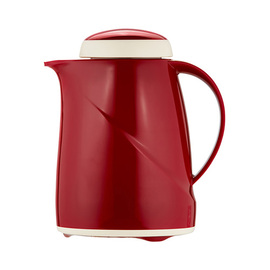 vacuum jug WAVE Picco 0.3 ltr red vacuum -  tempered glass screw cap  H 190 mm product photo