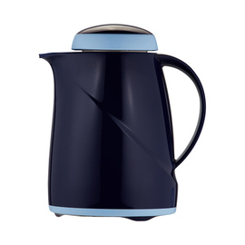 vacuum jug WAVE Picco 0.3 ltr dark blue vacuum -  tempered glass screw cap  H 190 mm product photo