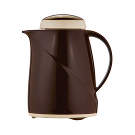 vacuum jug WAVE Picco 0.3 ltr cappuccino coloured vacuum -  tempered glass screw cap  H 190 mm product photo