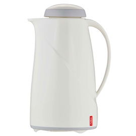 vacuum jug WAVE 1 ltr white vacuum -  tempered glass screw cap  H 252 mm product photo