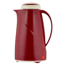 vacuum jug WAVE 1 ltr red vacuum -  tempered glass screw cap  H 252 mm product photo