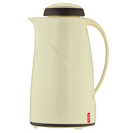 vacuum jug WAVE 1 ltr vanilla coloured vacuum -  tempered glass screw cap  H 252 mm product photo