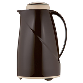 vacuum jug WAVE 1.5 ltr cappuccino coloured vacuum -  tempered glass screw cap  H 275 mm product photo