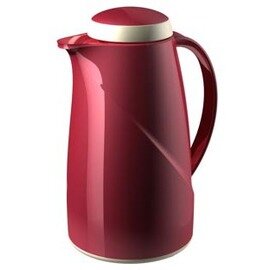 vacuum jug WAVE maxi 1.5 ltr red vacuum -  tempered glass screw cap  H 275 mm product photo