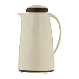 vacuum jug WAVE S+ 1 ltr plastic vanilla coloured screw cap  H 252 mm product photo