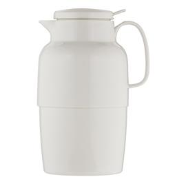 vacuum jug MONDO PUSH 2 ltr white shiny glass insert screw cap  H 282 mm product photo