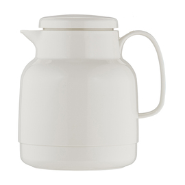 vacuum jug MONDO 1 ltr white shiny glass insert screw cap  H 193 mm product photo