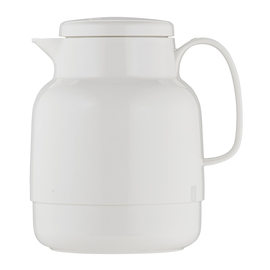 vacuum jug MONDO 1.3 ltr white shiny glass insert screw cap  H 208 mm product photo