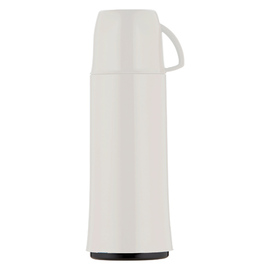 vacuum flask ELEGANCE 0.5 ltr white glass insert screw cap  H 260 mm product photo