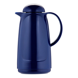 vacuum jug RELAX 1 ltr dark blue glass insert screw cap  H 270 mm domed lid product photo