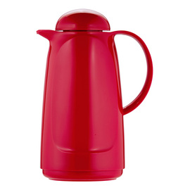 vacuum jug RELAX 1 ltr red glass insert screw cap  H 270 mm domed lid product photo